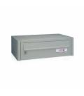 Buzón Joma, Column H404- 75116- cuerpo y puerta en acero electrocincado todo Pintura Inox (antihuellas)