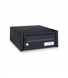 Buzón Joma, Column H314- 76114- cuerpo y puerta en acero electrocincado todo Negro