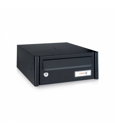 Buzón Joma, Column H314- 76114- cuerpo y puerta en acero electrocincado todo Negro