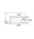 Dimensiones de Buzones Artico Push H370