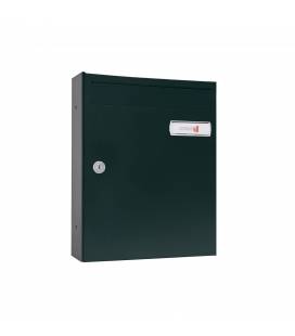 Buzón Joma, kompact Push V270-83203, cuerpo y puerta de acero electrocincado color todo Negro