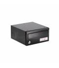 Buzón Joma Horizon h2425- 82601- cuerpo de acero electrocincado negro y puerta de acero electrocincado negro