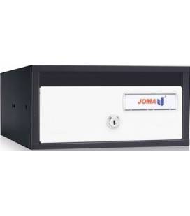 Buzón Joma, Lobby H2435- 82042-cuerpo en acero electrocincado negro y puerta en acero electrocincado Blanco.