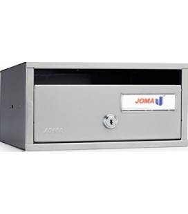 Buzón Joma, Lobby H2425- 82029U-cuerpo en acero electrocincado pintura Inox y puerta en acero electrocincado Pintura Inox