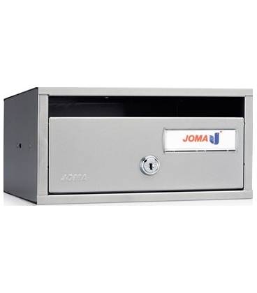 Buzón Joma, Lobby H2425- 82029U-cuerpo en acero electrocincado pintura Inox y puerta en acero electrocincado Pintura Inox