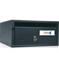 Buzón Joma, Lobby H2435- 82010U-cuerpo en acero electrocincado negro y puerta en acero electrocincado Negro.