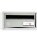 Buzón Joma, Indico h2425- 82337U-cuerpo y puerta en acero electrocincado Todo Pintura Inox- antihuellas