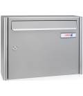 Buzón Joma, Column v404- 08094- cuerpo y puerta en acero electrocincado todo Pintura Inox, Antihuellas.