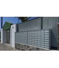 Agrupación de Buzones Joma Maritime Plus H2435, buzones agrupados colgado en pared con envolvente.
