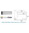 BUZÓN HORIZONTAL KOMPACT H360/3 MARINE -24694M- (Marine Negro - Marine JomaColor). Apto para el exterior.