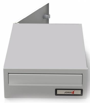 Buzón horizontal OCEAN DC 270 / 90396 - cuerpo y puerta en Aluminio Anodizado