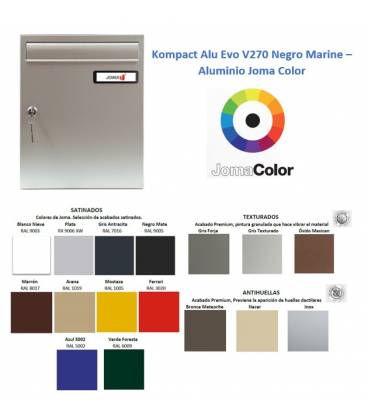 Kompact Alu EVO V270 - 24598 (Negro Marine - Aluminio JomaColor)