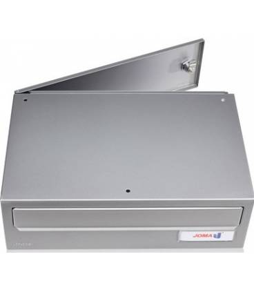 Buzón Joma Kompact DC360 -77143- Con cuerpo y puerta en acero electrocincado PINTURA INOX, (antihuellas)