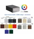 Buzón Joma, Horizon H2435 - 82609 - cuerpo de acero electrocincado Negro y puerta en acero electrocincado JomaColor