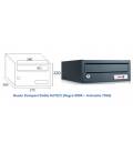 Buzón Kompact H270/2 - 81311- cuerpo en acero electrocincado Negro y puerta en acero electrocincado Antracita