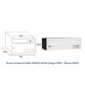 Buzón Kompact H360/2- 81234-(doble altura). Cuerpo de acero electrocincado Negro y puerta de acero electrocincado Blanco