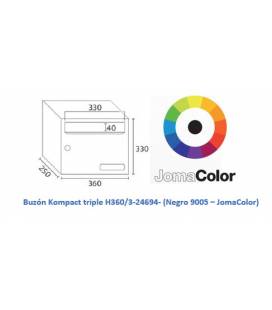 Kompact H360/3 -24694- Negro / JomaColor