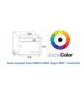 Buzón Kompact H360/3 -24694. Con cuerpo en acero electrocincado Negro y puerta en acero electrocincado JomaColor