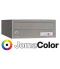 Buzón Kompact Push H270- 24644-con cuerpo en acero electrocincado negro y puerta en acero electrocincado Pintura Inox