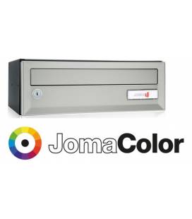 Buzón Joma, Artico Push H370-03610- Con cuerpo en acero electrocincado Negro y puerta en acero electrocincado JomaColor