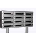 Buzón Stone Push color negro-pintura-inox-80116 