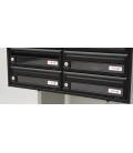 Buzones Stone-push con color negro-80126