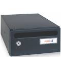Buzón Hall 24- 03282- cuerpo de acero electrocincado negro y puerta en acero electrocincado Antracita
