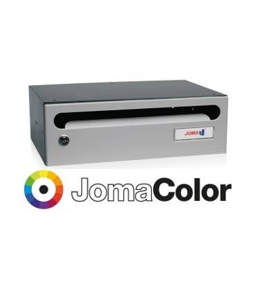 Buzón Hall 23- 03433- cuerpo de acero electrocincado negro y puerta en acero electrocincado JomaColor (color a elegir)