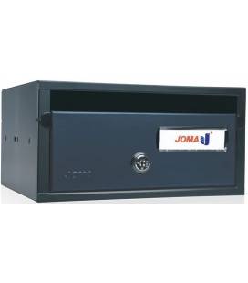 Buzón Joma, Lobby H2425- 82047u-cuerpo en acero electrocincado negro y puerta en acero electrocincado Antracita