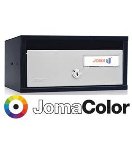 Buzón Joma, Lobby H2425- 82120U-cuerpo en acero electrocincado negro y puerta en acero electrocincado JomaColor (color a elegir)