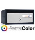Buzón Joma, Lobby H2425- 82120U-cuerpo en acero electrocincado negro y puerta en acero electrocincado JomaColor (color a elegir)