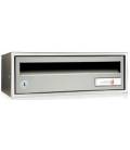 Buzón Joma, Indico h3425- 82307U- Cuerpo y puerta en acero electrocincado, todo Pintura Inox, antihuellas