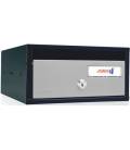 Buzón Joma, Lobby H2435- 82048U-cuerpo en acero electrocincado negro y puerta en acero electrocincado Plata