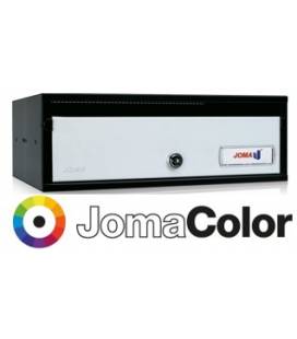 Buzón Joma, Lobby H3425- 82100U-cuerpo en acero electrocincado negro y puerta en acero electrocincado JomaColor (color a elegir)