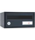 Buzón Joma, Indico h2425- 82339U-cuerpo en acero electrocincado negro y puerta en acero electrocincado Antracita.