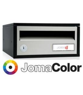 Buzón Indico h2435- 82309U-cuerpo en acero electrocincado negro y puerta en acero electrocincado JomaColor(color a elegir)