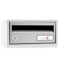 Buzón Joma, Indico h2435- 82322U-cuerpo y puerta en acero electrocincado todo Pintura Inox (antihuellas) full color