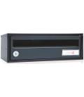 Buzón Joma, Indico h3425- 82310U-cuerpo en acero electrocincado negro y puerta en acero electrocincado Antracita