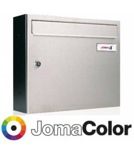 Buzón Kompact V360-81111- cuerpo y puerta en acero electrocincado, color todo JomaColor, para exterior e interior