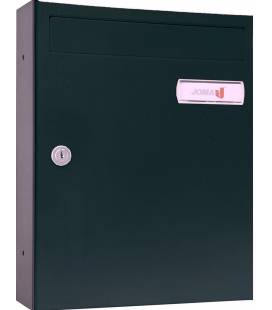 Buzón Joma, kompact Push V270- 83209, cuerpo y puerta de acero electrocincado color todo Antracita.
