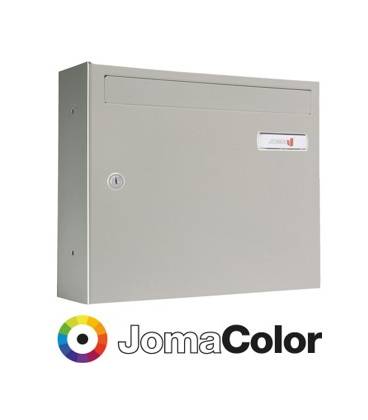 Buzón Joma, kompact Push V360- 24646, cuerpo y puerta de acero electrocincado color JomaColor (color a elegir)
