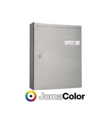Buzón Joma, kompact Push V270- 24645, cuerpo y puerta de acero electrocincado color todo JomaColor (color a elegir)