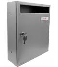 buzón Joma, Modelo Wall V270-81130- cuerpo y puerta en acero electrocincado PINTURA INOX (antihuellas)