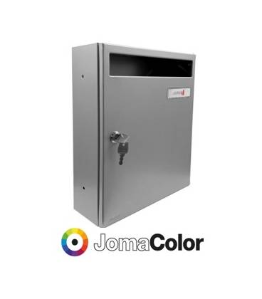 Buzón Joma, Modelo Wall V270- 81132- Con cuerpo y puerta en acero electrocincado JomaColor, (color a elegir)
