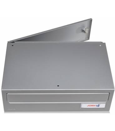 Buzón Joma, Kompact DC 360 - 77146 - Con cuerpo y puerta de acero electrocincado color PLATA