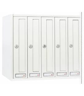 Buzones Joma Cosmos Push 320- 24575- con cuerpo y puerta en acero electrocincado BLANCO