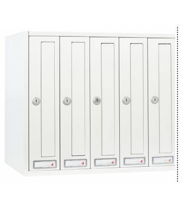 Buzones Joma Cosmos Push 320- 24575- con cuerpo y puerta en acero electrocincado BLANCO