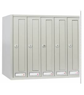 Buzones Cosmos Push 320- 24573- con cuerpo y puerta de acero electrocincado PINTURA INOX (antihuellas)