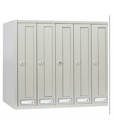Buzones Cosmos Push 320- 24573- con cuerpo y puerta de acero electrocincado PINTURA INOX (antihuellas)