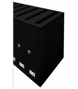 Buzón Joma, Cosmos Top (carga superior)- 71212- Con cuerpo y puerta en acero electrocincado ANTRACITA
